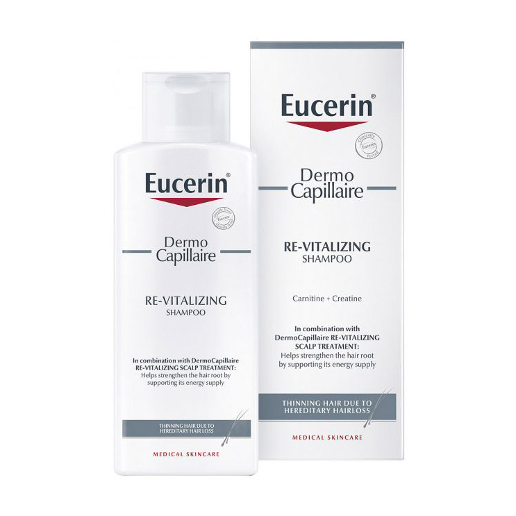Шампунь Eucerin DermoCapillaire Re-Vitalizing Shampoo проти випадіння волосся, 250 мл